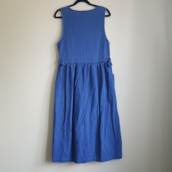 Vintage Eddie Bauer Denim Maxi Dress - Picture 6 of 6